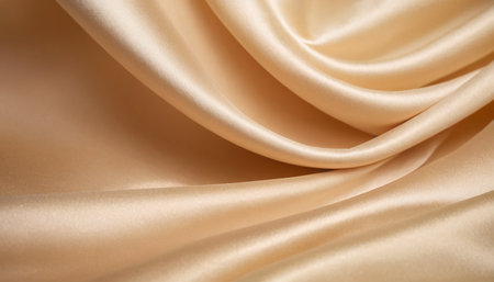 Smooth elegant golden silk can use as wedding background. In Sepia toned. Retro styleの素材