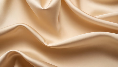 Smooth elegant golden silk can use as wedding background. In Sepia toned. Retro styleの素材