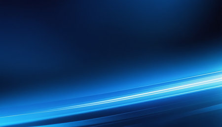 abstract blue background with some smooth lines in it (see portfolio for more in this series)の素材