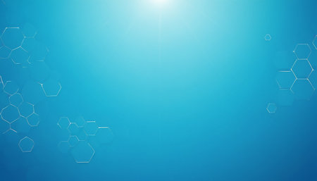 Science template, wallpaper or banner with a DNA molecules. Vector illustrationの素材