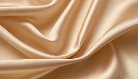 Smooth elegant golden silk can use as wedding background. In Sepia toned. Retro styleの素材