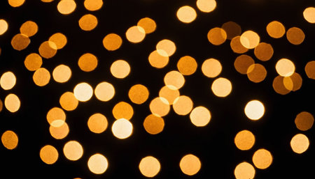 Abstract circular bokeh background of Christmaslight. Soft focus.の素材