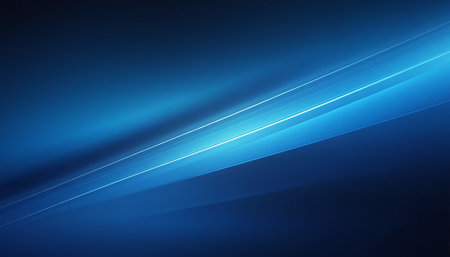 Abstract blue background with some smooth lines in it and some smooth lines in itの素材