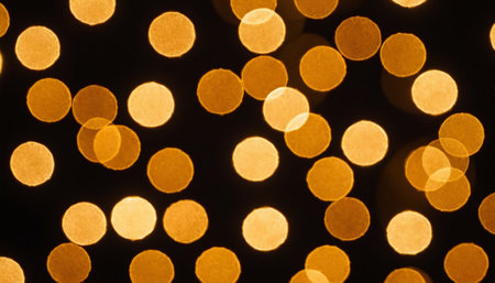 Abstract circular bokeh background of Christmaslight. Soft focus.の素材