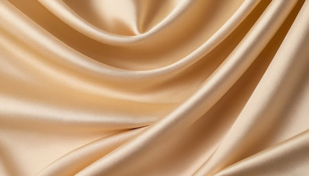 Smooth elegant golden silk can use as wedding background. In Sepia toned. Retro styleの素材