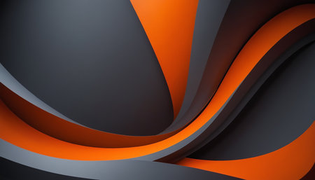 Abstract orange and black background. Vector illustration for your graphic design.の素材