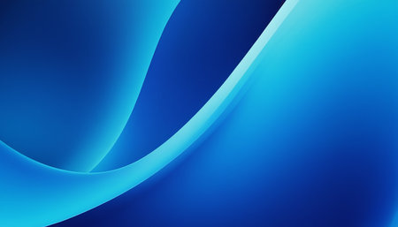 abstract blue background with some smooth lines in it (see more in my portfolio)の素材