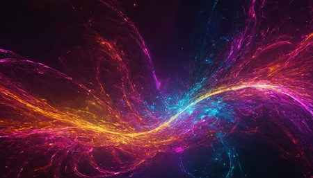 Abstract fractal. Fractal art background for creative design. Decoration for wallpaper, desktop, poster, cover booklet. Print for clothes, t-shirt. Creative illustration for designの素材