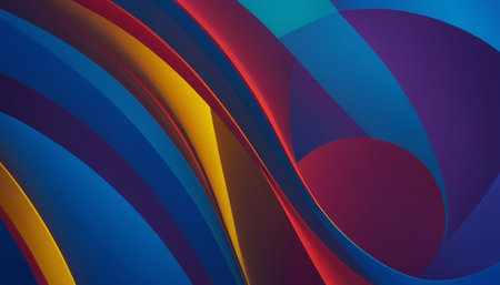 Abstract background with wavy lines. 3d rendering, 3d illustration.の素材