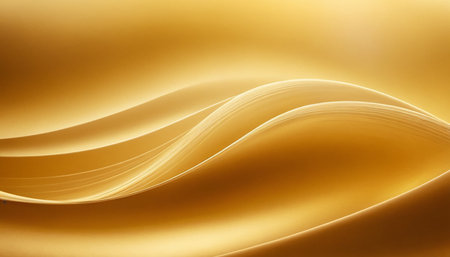 abstract golden background with smooth lines in it, close-upの素材