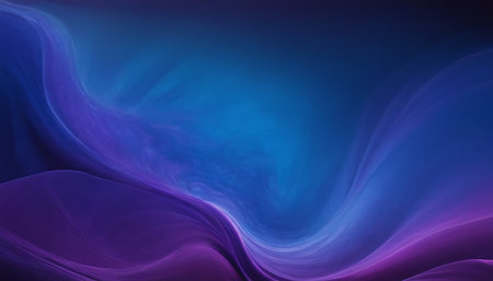 abstract background with smooth lines in blue, purple and violet colorsの素材