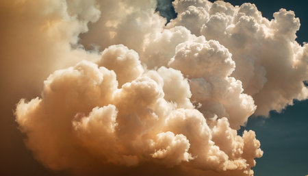 colorful dramatic sky with cloud at sunset - vintage effect style picturesの素材