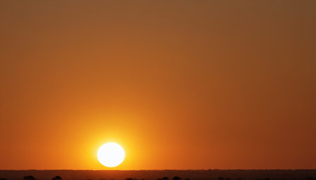 Sunset over the Namib Desert in Namibia, Africa.の素材