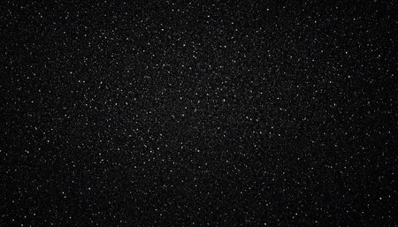 Black background with glittering sequins. Abstract background for design.の素材
