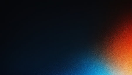 abstract background with blue, red, yellow and orange gradient lightの素材
