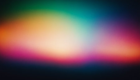 Colorful abstract background with bokeh defocused lights and shadowの素材