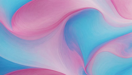Abstract background with blue, pink and purple swirls. Vector illustration.の素材