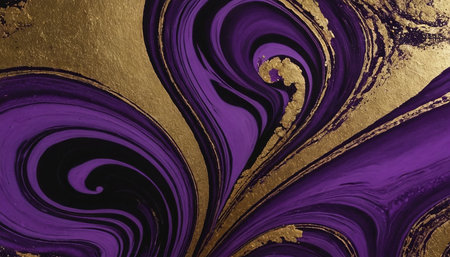 Marble abstract acrylic background. Marbling artwork texture. Agate ripple pattern. Gold powder.の素材