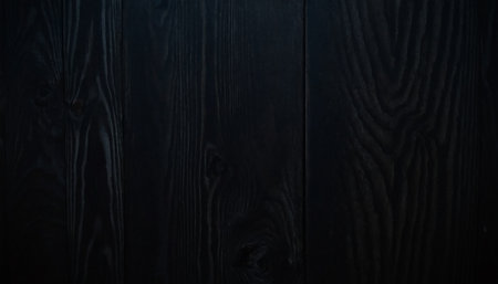 Dark wood texture background, dark wood planks. Grunge surfaceの素材