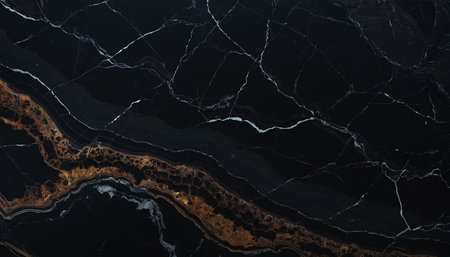 Black marble natural pattern for background, abstract natural marble black and goldの素材