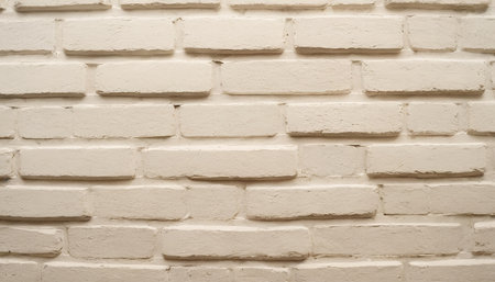 Background of white brick wall texture. White brick wall texture background.の素材