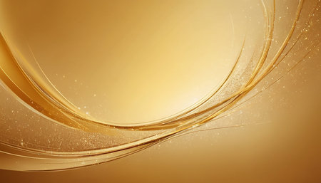 abstract golden background with some smooth lines in it (see more in my portfolio)の素材