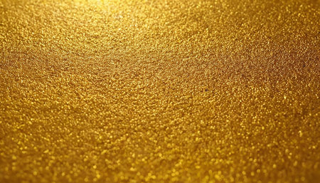 golden glitter texture abstract background for birthday, anniversary, wedding, new year eve or Christmas.の素材