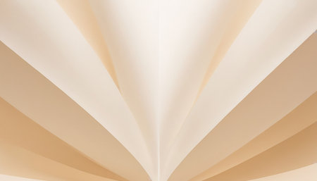 Abstract white and beige background. 3d rendering, 3d illustration.の素材