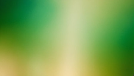 green and yellow abstract background with blurred bokeh defocused lightsの素材