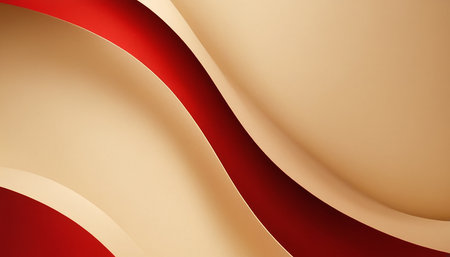 Abstract background with red curved lines. Vector illustration. Eps 10.の素材