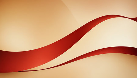 Abstract background with red curved lines. Vector illustration. Eps 10.の素材