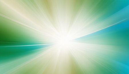 abstract background with speed motion blur in green and blue colors.の素材