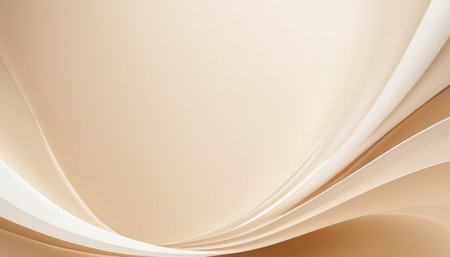 abstract background with curve lines in beige and beige colorsの素材
