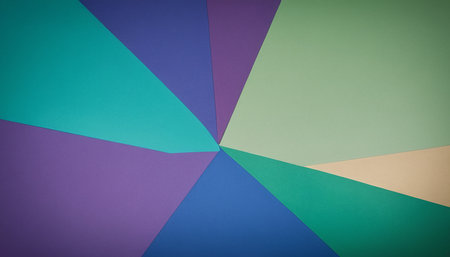 Colorful abstract background of paper geometric shapes. Minimal concept.の素材