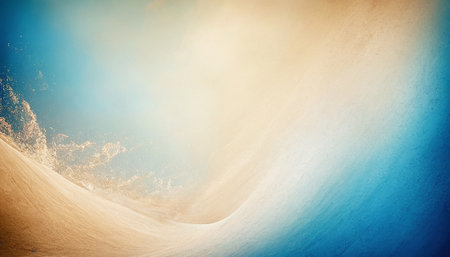 Abstract background with snow and blue sky. Elements of this image furnished by NASAの素材