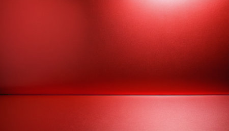 Red gradient background with empty space for your text. 3d renderingの素材