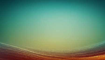 Abstract blue and orange background with copy space for text or image.の素材