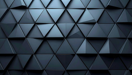 Abstract 3d rendering of polygonal background. Futuristic polygonal design.の素材