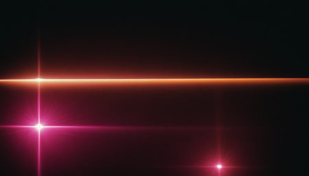 star with lens flare and bokeh effect made in 3d softwareの素材