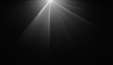 star with lens flare and bokeh effect made in 3d softwareの素材