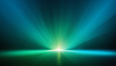 Abstract light rays background. Rays background. Light rays background. Vector illustration.の素材