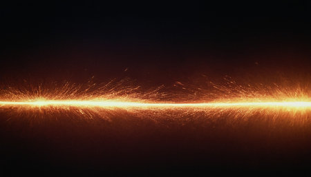 sparkler on a dark background. 3d rendering, 3d illustration.の素材