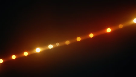 Abstract background with bokeh defocused lights. Abstract background.の素材