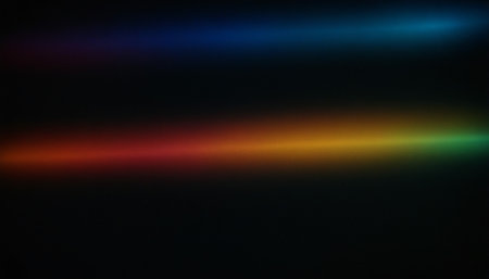 rainbow on a black background, abstract background, multicolored backgroundの素材