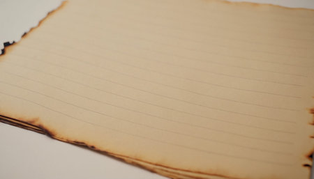 close up of note paper on white background with soft focus and vintage toneの素材