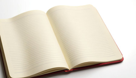 Notebook on the white background with space for your text and designの素材