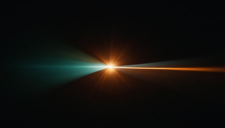 abstract of sun with flare. natural background with lights and sunshine wallpaperの素材