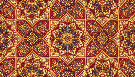 Colorful batik cloth pattern. Traditional batik cloth pattern for backgroundの素材