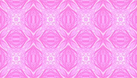 Ethnic boho seamless pattern. Abstract kaleidoscope fabric design textureの素材
