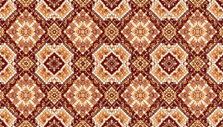 Seamless ethnic pattern. Aztec style. Tribal vector background.の素材